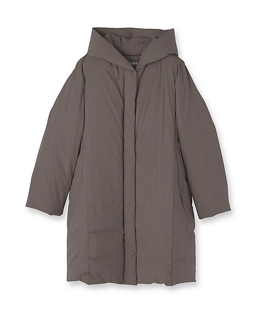 撥水／洗える】ステッチレス ロングダウンコート