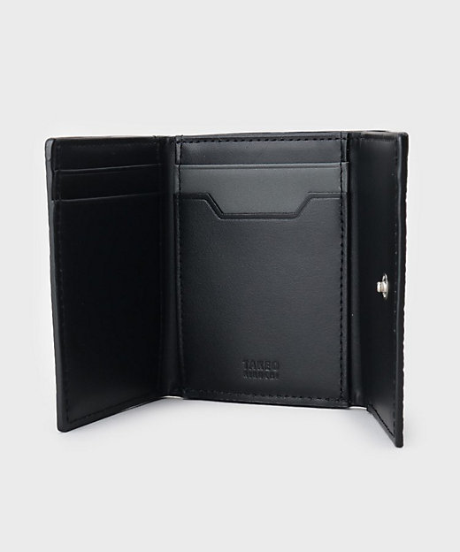 ソフトシュリンクレザー三つ折り財布（2002544439） | TAKEO