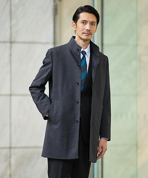 ダウンライナー付き】ドビースタンドカラーコート