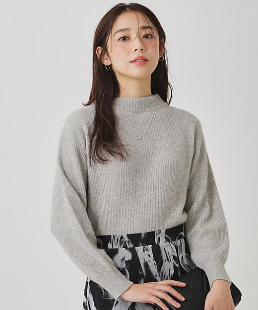 ヘアリー感／軽い】モックネックニット（2002545741