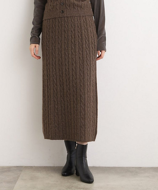 SETITEM】ケーブルニットスカート（2002547196