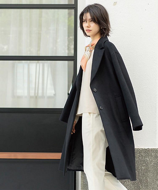 カシミヤブレンドウールチェスターコート（2002542078