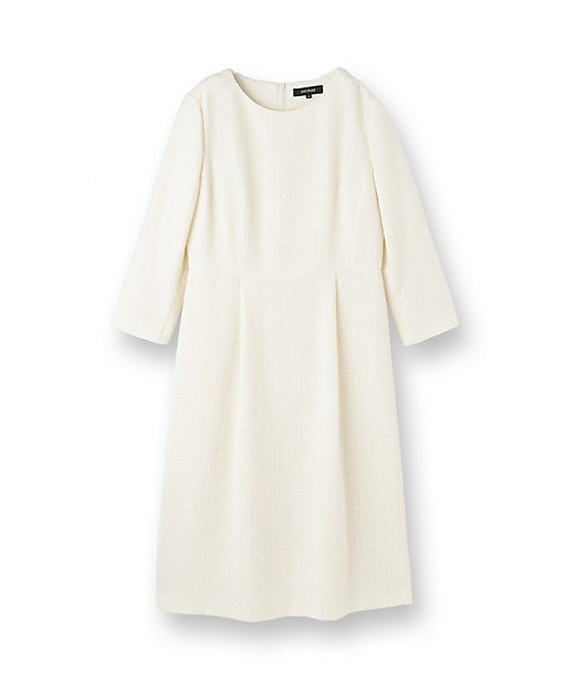 セットアップ可能／きれいめ】ツイードワンピース