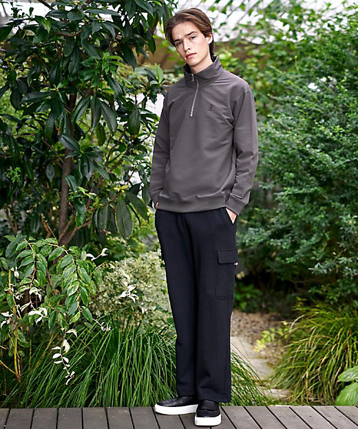 ダブルクロス裏起毛 ハーフジッププルオーバー（2002560258