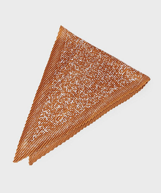 アラベスクプリーツスカーフ／旬カラー／バックやヘアにもアレンジ