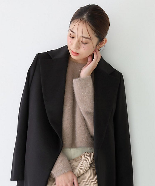 カシミヤ100％／日本製】ロングガウンコート（2002528918