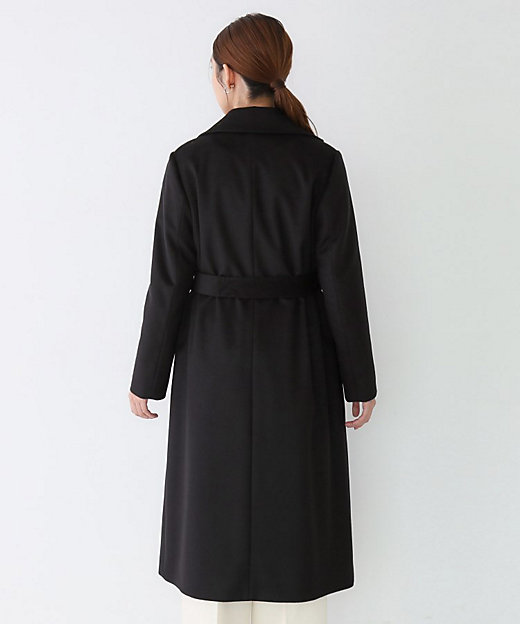 カシミヤ100％／日本製】ロングガウンコート（2002528918