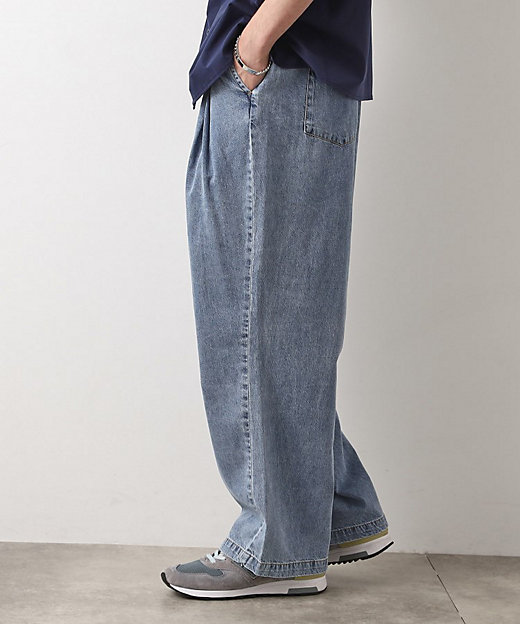 ツータックワイドデニムパンツ（2002532664） | THE SHOP TK