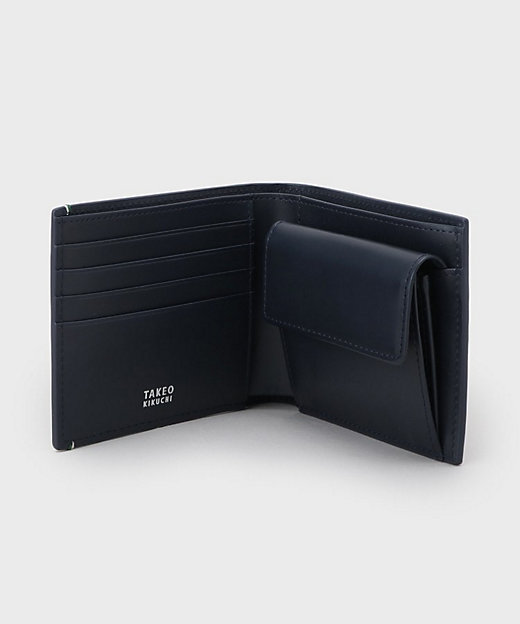 水シボレザー2つ折り財布（2002584605） | TAKEO KIKUCHI
