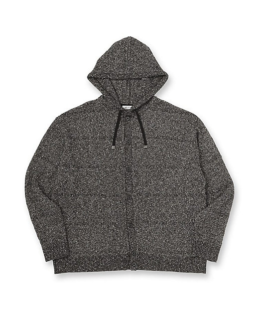 パターンドメッシュニットパーカー（2002581620） | tk