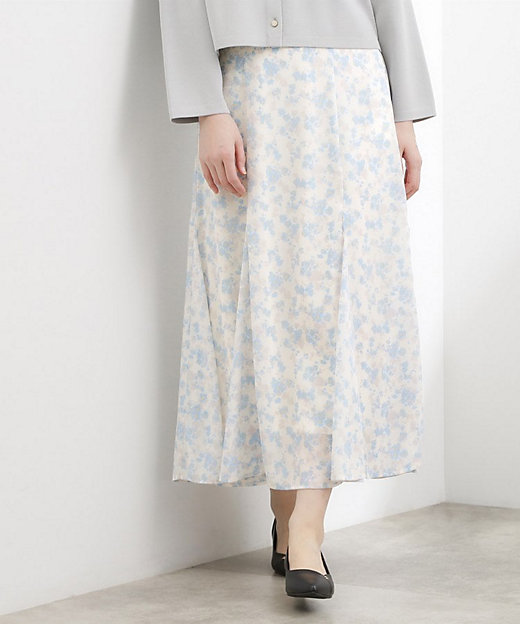 フラワープリント楊柳マーメイドスカート（2002594290