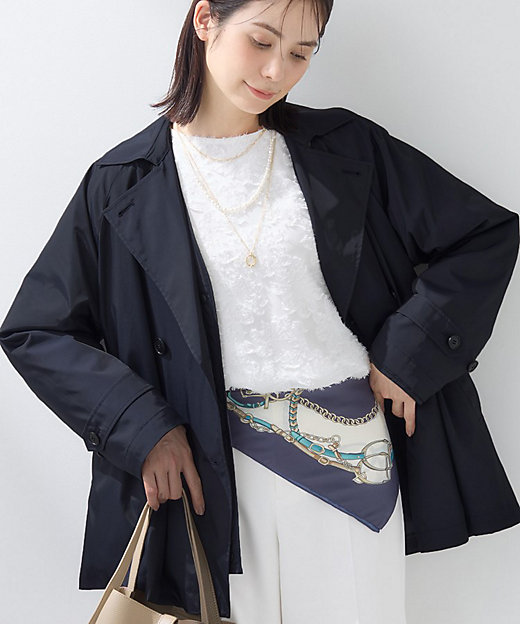 撥水／UVケア／2WAY】超軽量ライナー付ライトトレンチコート