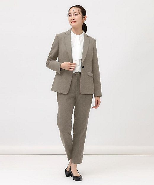 通勤スーツ／入卒／セレモニー】ウーステッドカルゼ テーラード