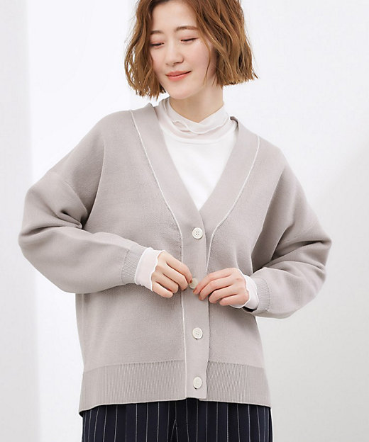 オーバーサイズVネックカーディガン（2002601880） | GROVE