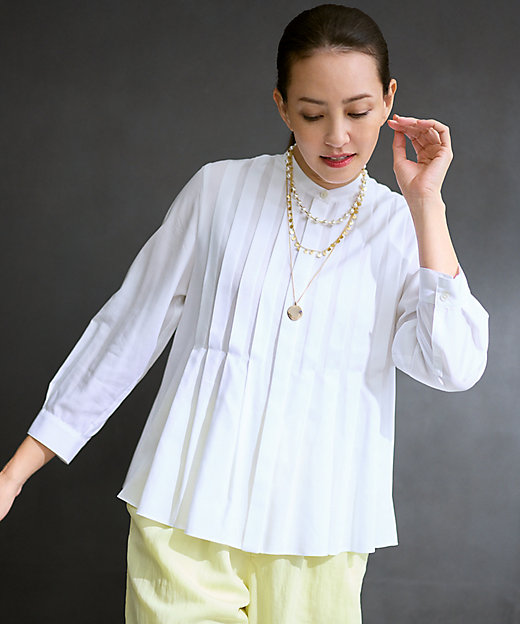 カタログ掲載】ドレープブロードタック ブラウス