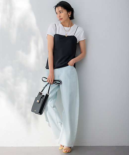 洗える】スムースサテン キャミソール（BLWOCM0607） | 23区