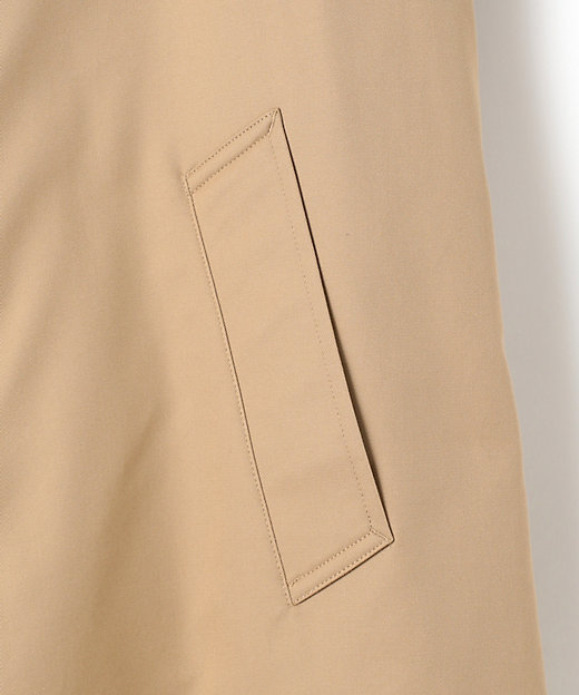 定番】コンパクトスピンギャバジン ステンカラーコート