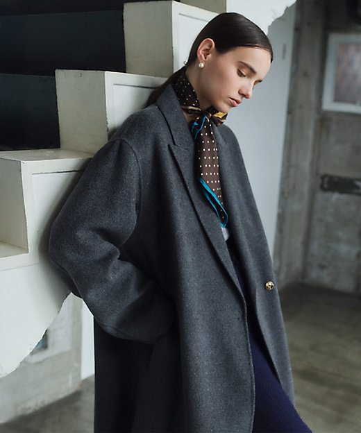 ZION ／ ウールロングチェスターコート（COCWGW0500