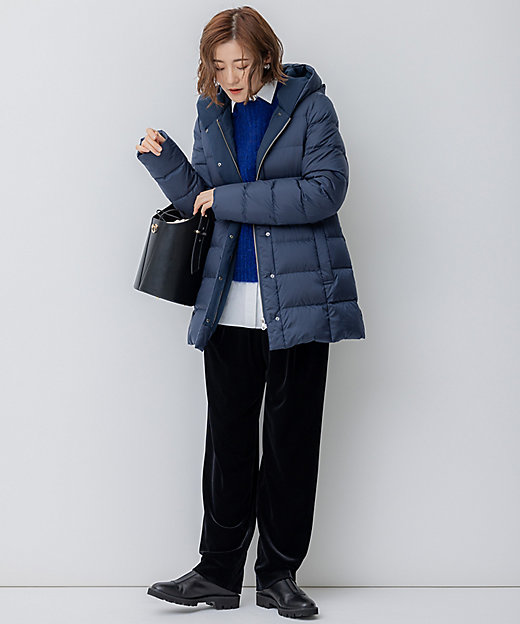 VERY掲載／新色追加】シレータフタ ミドル丈 ダウンコート