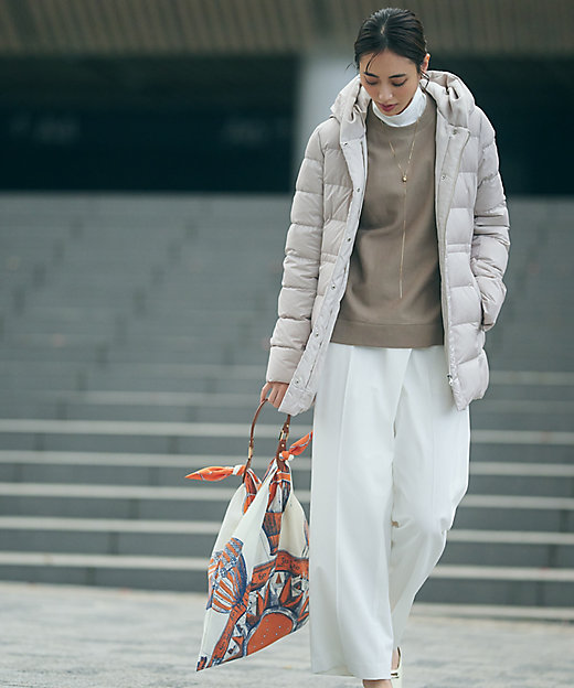 VERY掲載／新色追加】シレータフタ ミドル丈 ダウンコート