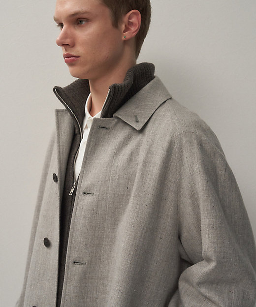LINEN WOOL TWILL ｜ バルマカーンコート