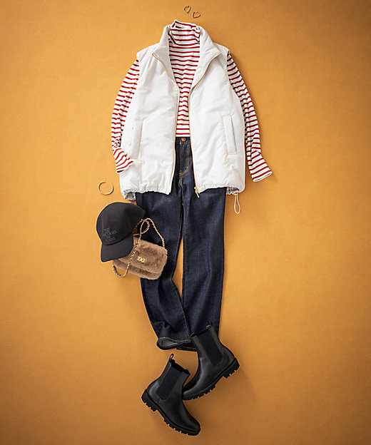 洗える】中綿 パティング ベスト（CMWOSW0315） | 23区