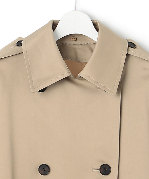 蛯原友里さん着用】コットンギャバ トレンチコート