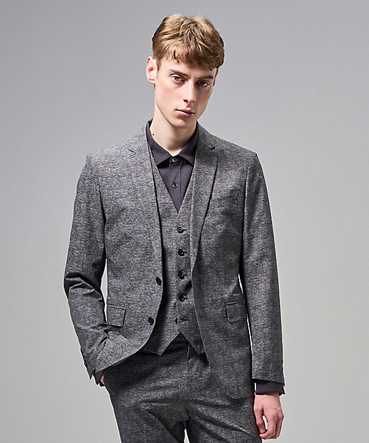 新色【セットアップ対応】クールドッツストレッチ ジャケット