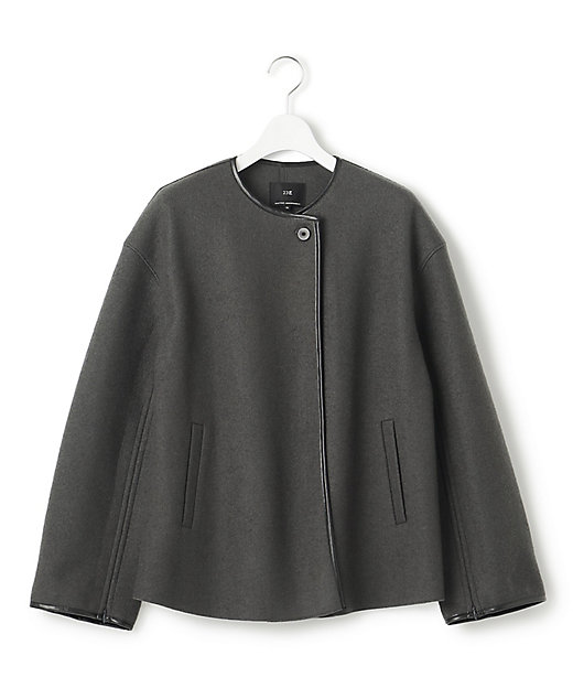 コンプレストパイル ノーカラー アウター（JKWOSW0432