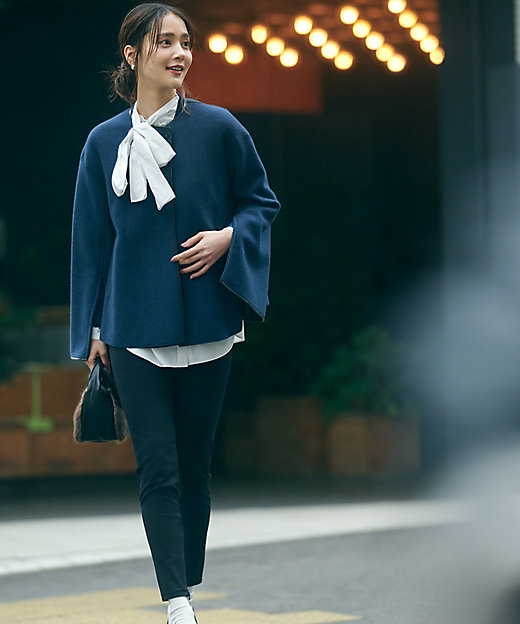 コンプレストパイル ノーカラー アウター（JKWOSW0432