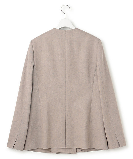 Oggi4月号掲載／セットアップ対応】リネン ミックスツイード ノー