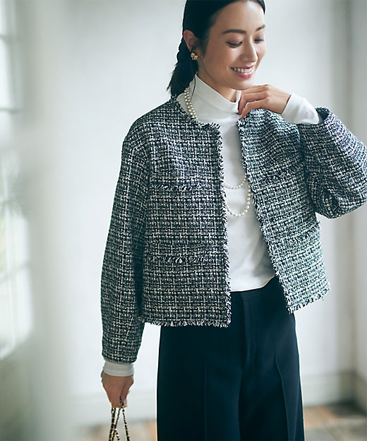 VERYコラボ 】ファンシーツイード ジャケット