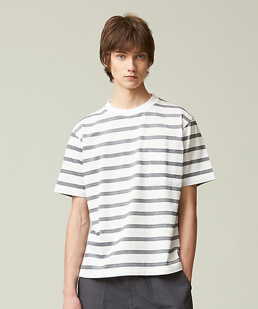 マルチボーダー カノコTシャツ（KHOVCA0611） | J.PRESS