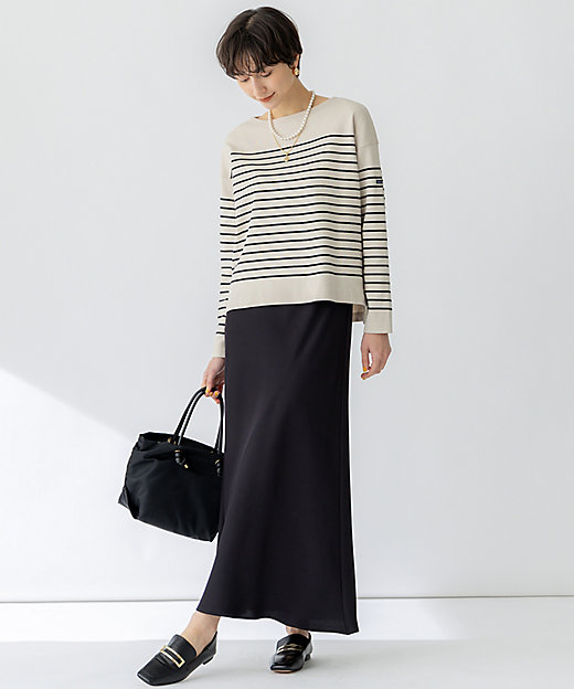 洗える】Armor－lux スムース パネルボーダー カットソー