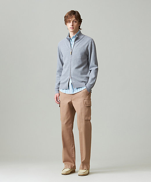 ストレッチ性 ／ イージーケア】【FLEX YARN】フルジップ