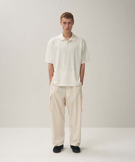 FRESCA KNIT ｜ ハーフスリーブポロセーター