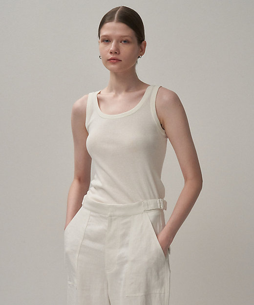 FRESCA CIRCULAR RIB ｜ タンクトップ