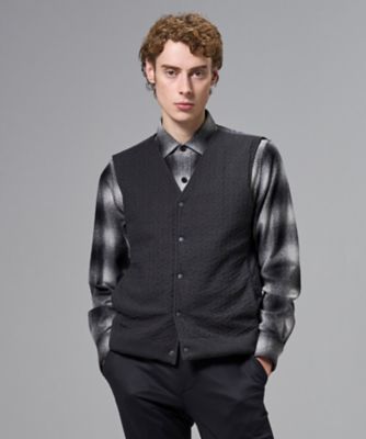 2WAY】パデットニットブロック リバーシブルベスト