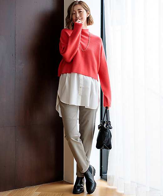 洗える】レイヤードコンビ ニット（KRWOCW0461） | 23区