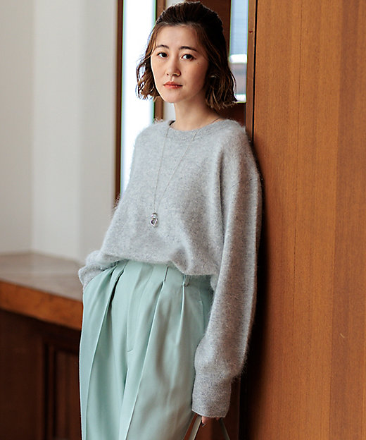 ウールカシミヤシャギー ニット（KRWWCW0562） | 23区 L