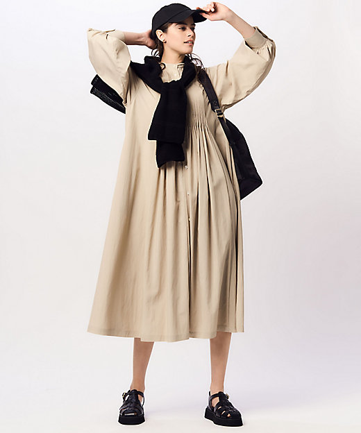 新色追加／洗える】ヴィンテージライトタフタ ブザム ワンピース