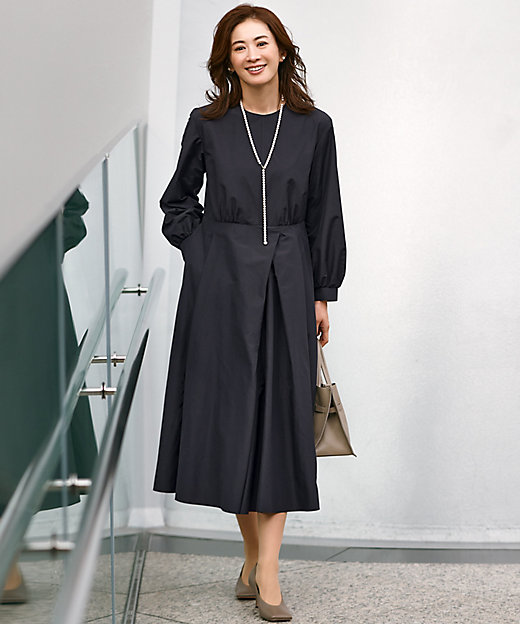 VERYコラボ】ラスタークロス タックワンピース