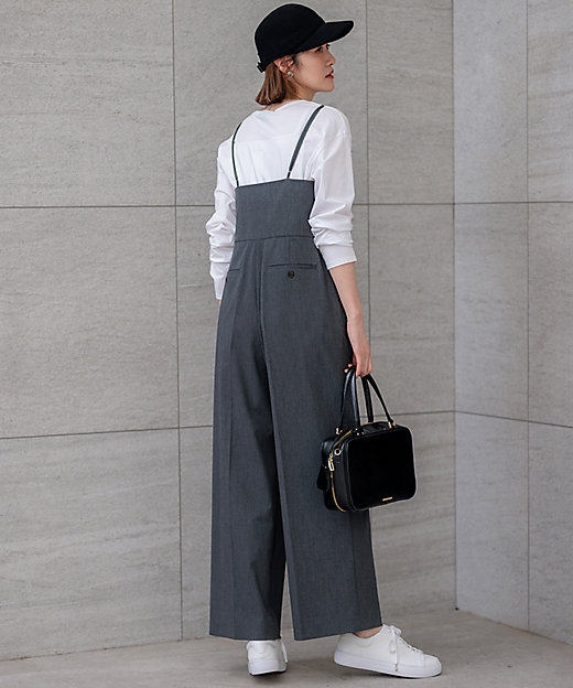 洗える】ドライ2WAYストレッチ サロペット（OPWWCA0223