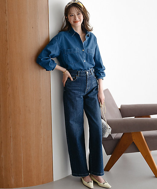 滝沢眞規子さん着用／VERY・Oggi掲載】23区DENIM