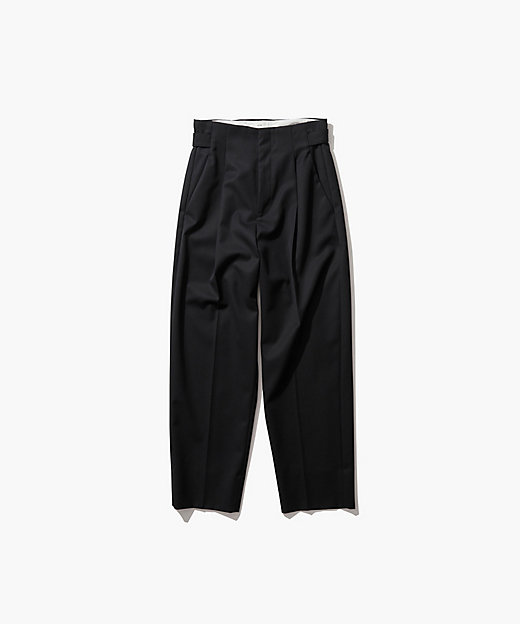 COMPACT WOOL ｜ テーパードタッグパンツ