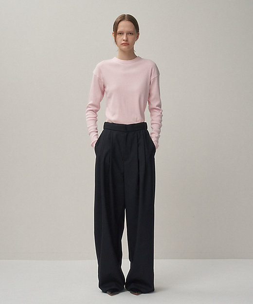 WOOL TROPICAL ｜ ワイドイージーパンツ