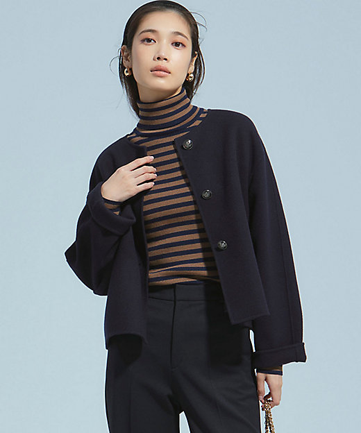 ウールリバー ノーカラーコート（SCWWCW0406） | 23区 L