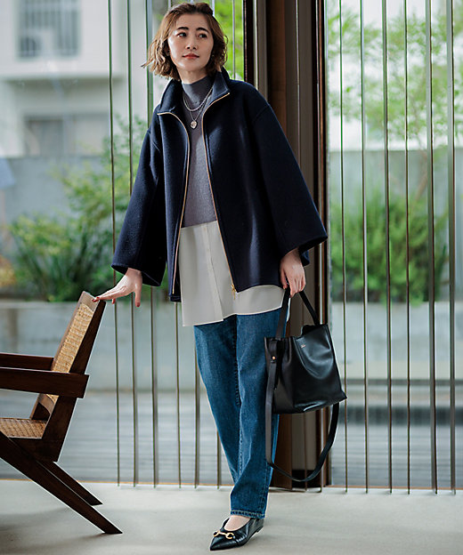 ウールリバー スタンドカラーコート（SCWWCW0407） | 23区 L