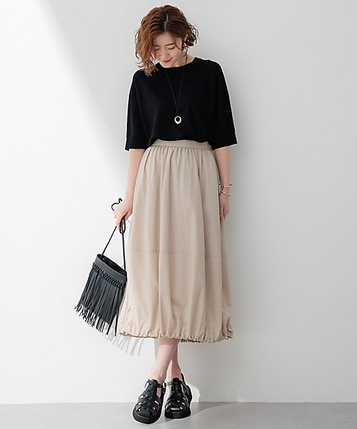 洗える】ヴィンテージライトタフタ バルーン スカート