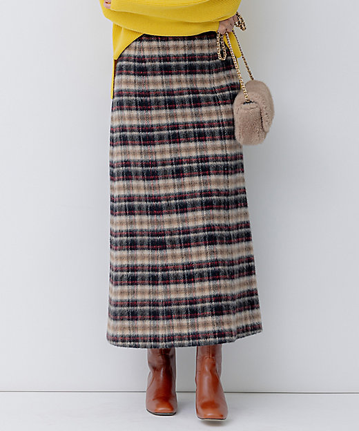 シャギーチェック スカート（SKWOSW0415） | 23区 (Women